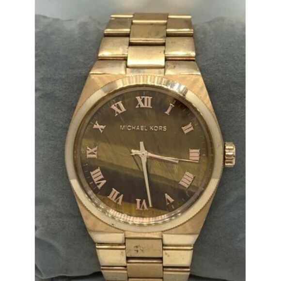 Michael Kors MK5895 Women's Watch Stainless Steel Rose Gold 38mm Analog D601 - Picture 1 of 9